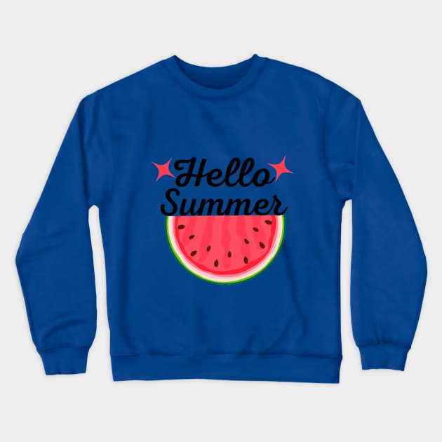 hello summer Crewneck Sweatshirt by arlene